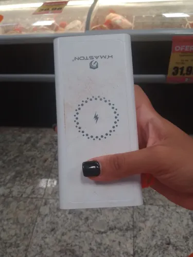 Bateria portátil pouco usada