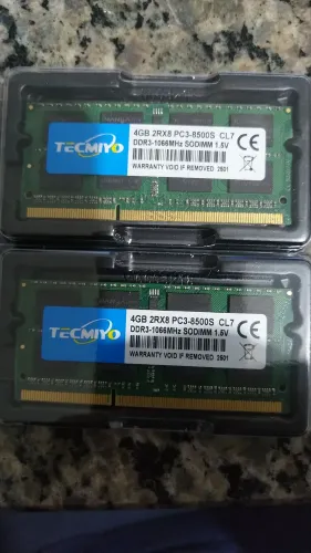 Memoria ram 4gb ddr3 pc3 8500 tecmiyo ( par )
