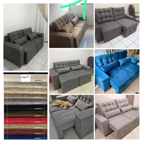 Sofá moderno e confortável para sua sala