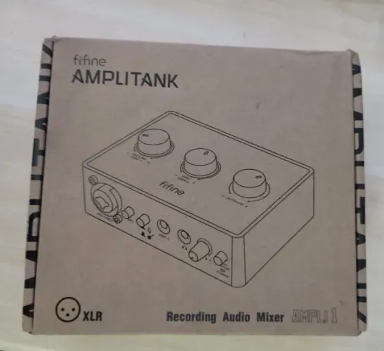 Mixer De Áudio Fifine Ampli1 Para Gravação De Música, Interf