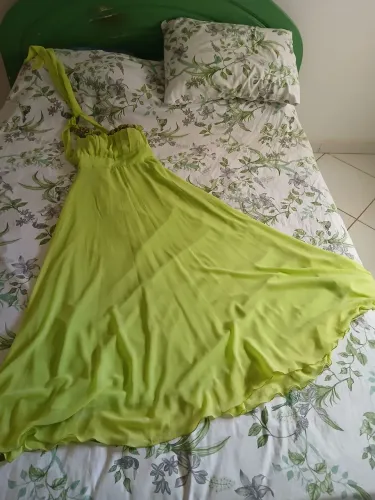 Vestido Longo Verde - Elegância e Leveza