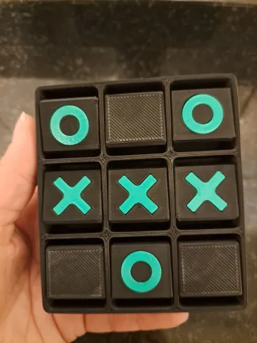 Mini jogo da Velha impresso em 3D