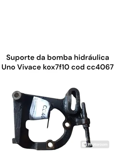 Suporte Da Bomba De Direção Hidráulica Uno Vivace Cod Cc4067