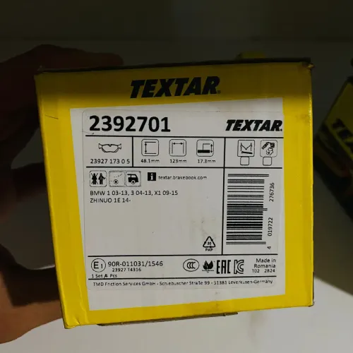 Pastilha traseira BMW x1 2009 a 2015, novas.