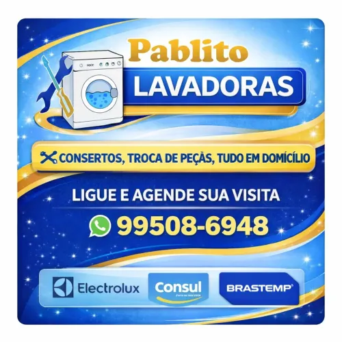 Conserto de máquina de lavar, microondas, air fryer, forno elétrico