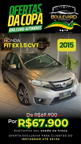 Honda Fit Ex/s/ex 1.5 Flex/flexone 16V 5P Aut. 2015