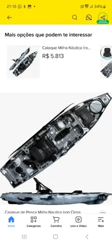 caiaque iron a pedal