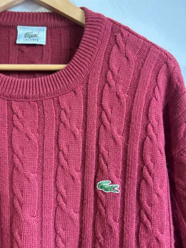 Suéter Lacoste original bordô