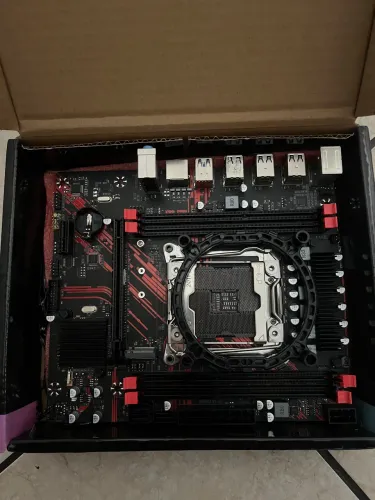 Placa mãe X99 DDR4 pino torto