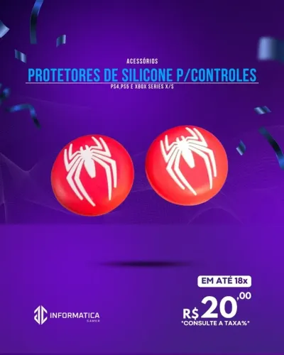 ACESSÓRIO PROTETORES DE SILICONE P/CONTROLE