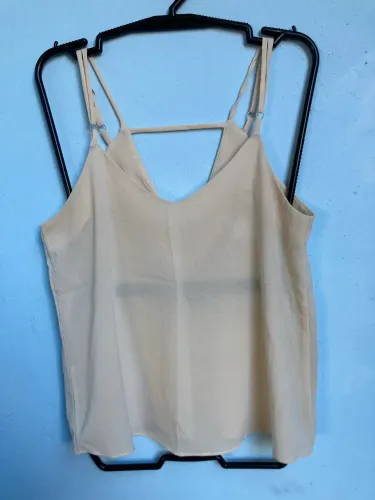 Blusa Feminina Social Bege, Tam M