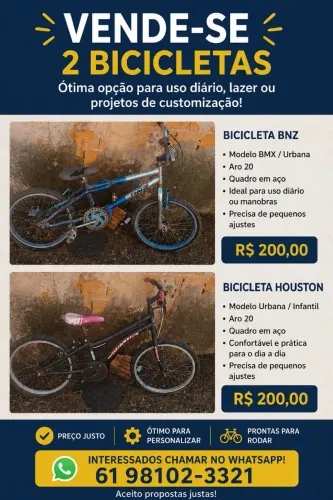 Vendo bicicletas 