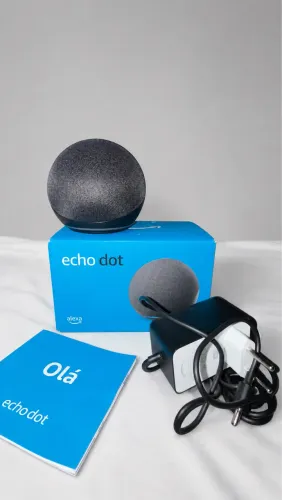 Echo Dot Alexa 5ª Geração Completo - Novo