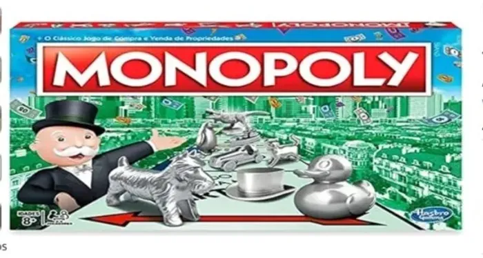 jogo de tabuleiro monopoly zerado