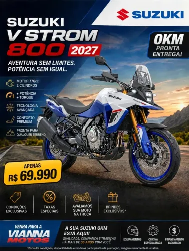 SUZUKI VSTROM 800 2027 COMPLETA C/ ABS