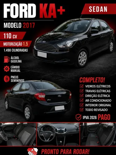 Ford KA+ Sedan 1.5 16V Flex 4P 2017