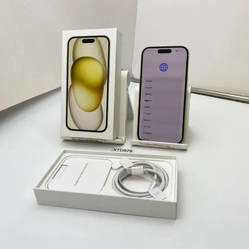 iPhone 15 128GB Amarelo C/Caixa Raro mercado Bateria 85% Peças Genuínas+ Garantia Loja