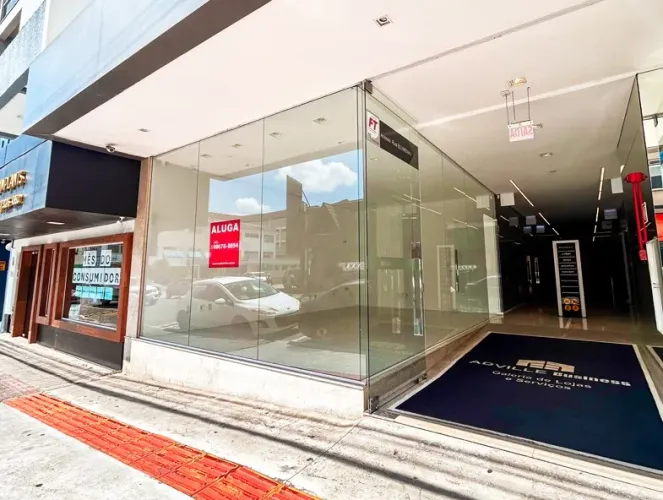 Loja para Locação no Centro de Joinville - Próximo ao Hospital Dona Helena - Rua Mário Lob