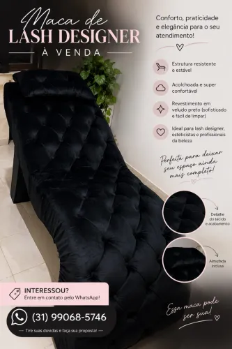 MACA PARA DESIGNER DE CÍLIOS OU SOBRANCELHAS