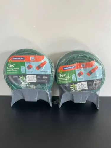 Mangueira Tramontina Flex 20 Metros com Suporte e Esguicho Nova