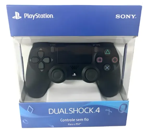 Controle Joystick Sem Fio Dualshock 4 Sony Preto