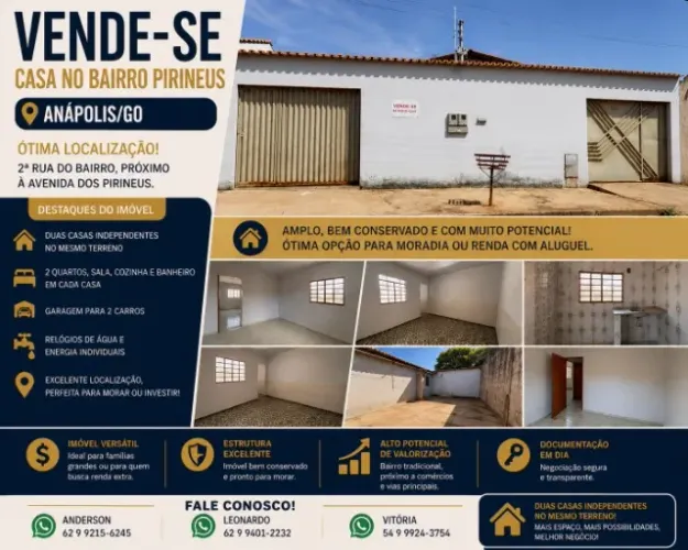 terreno 300m2 com duas casas