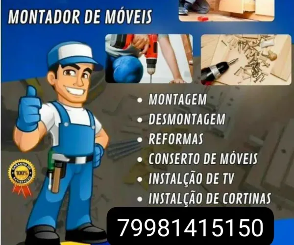 Montador de móveis e marceneiro