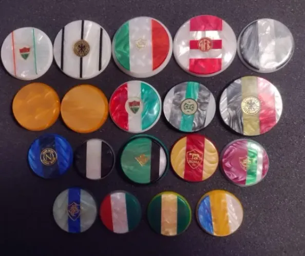 Botões de futebol de mesa - linda coleção