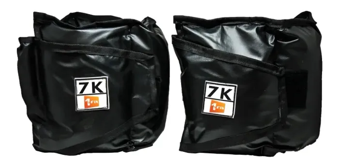 Caneleira Tornozeleira de Peso 7kg Profissional - 1Fit (Par)