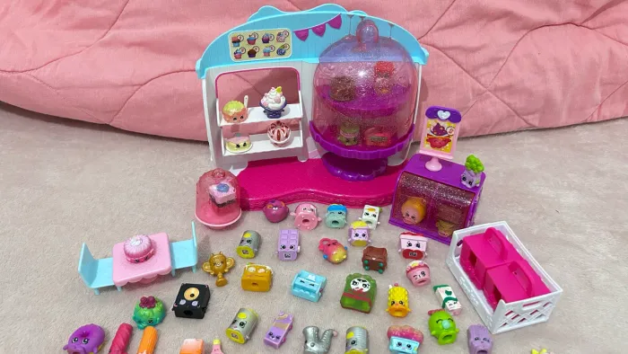 Brinquedo shopkins coleção e Playset Cupcake