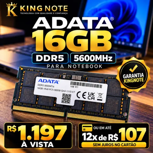 MEMORIA ADATA 16GB DDR5 5600MHZ PARA NOTEBOOK