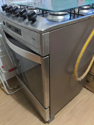 Fogão 4 Bocas Forno e Grill Elétrico