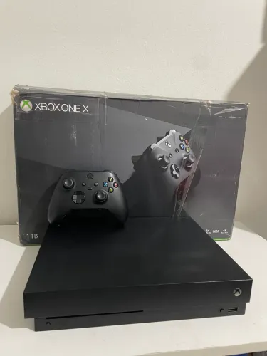 Xbox one x - 1 terá - COMPLETO 