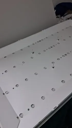 Barras de fita de leds tv 50 pol un50h5303ag