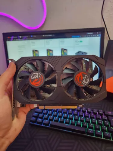 Placa de Vídeo Rx550 4gb DUAL FAN GDDR5