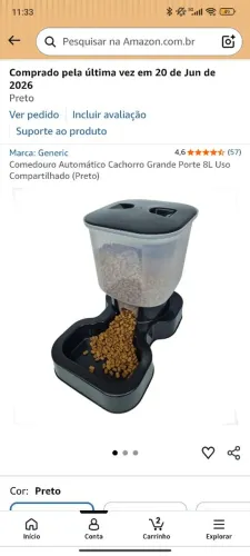 Comedouro Automático 8L - animal de grande porte