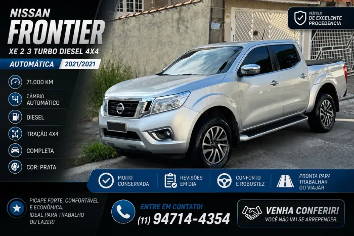 Nissan Frontier XE CD 4X4 2.3 Bi-TB Diesel Aut. 2021
