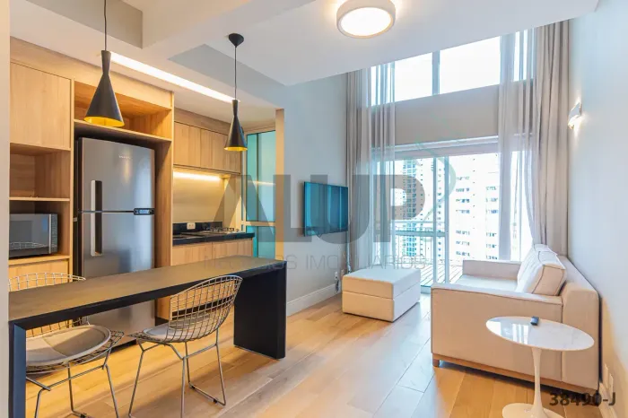 Apartamento Mobiliado de 47 m² para Locação na Vila Nova Conceição | 1 Suíte | 1 Vaga