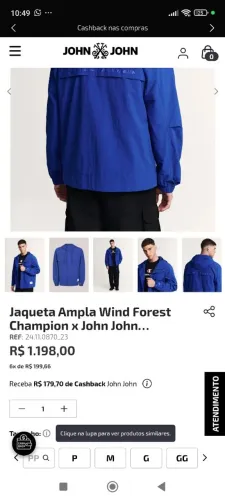 Jaqueta JonJon azul