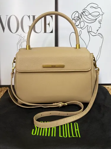 Bolsa tote bege Santa Lolla