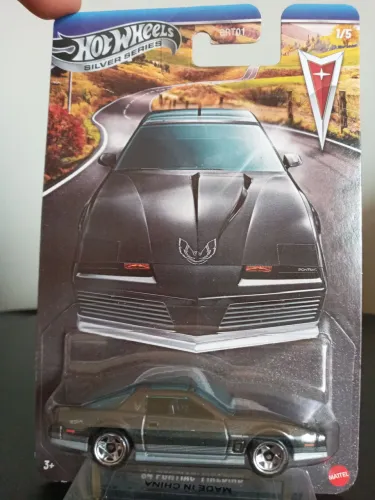 Pontiac 84 firebird hotwheels silver séries