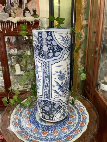 Vaso exuberante de porcelana