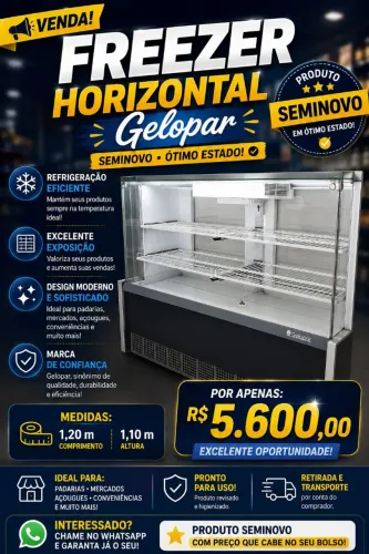 Refrigerador horizontal