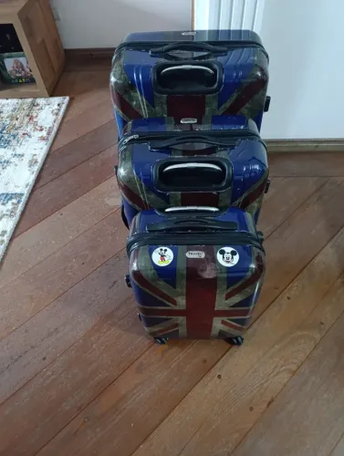 Cj de 3 malas de policarbonato 