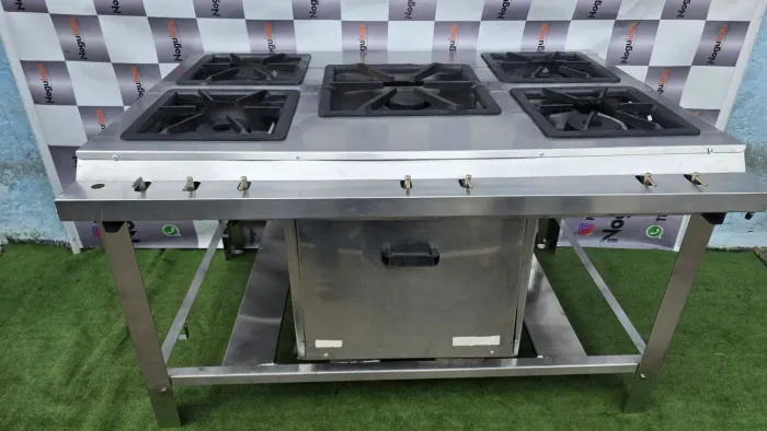 Fogao industrial inox com forno 