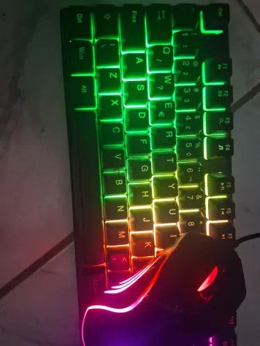 Teclado e mouse gamer,com Led colorido