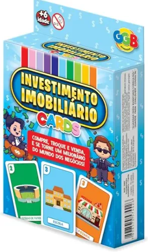 Jogo Investimento Imobiliário Cards - GGB Plast