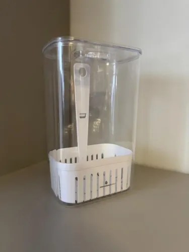 Organizador de Temperos 2,3 L Branco Linha Clear Fresh