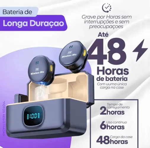 Microfone de lapela tipo C