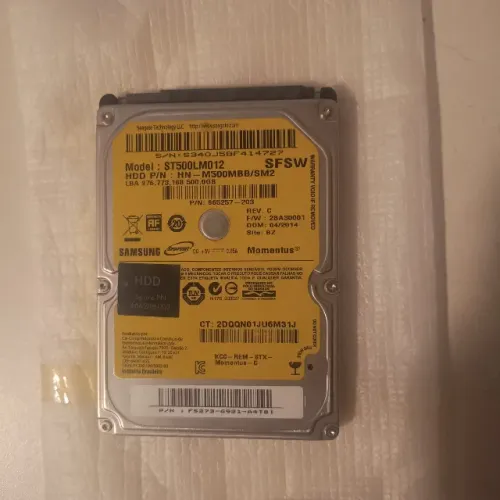 hd 2.5 500gb samsumg